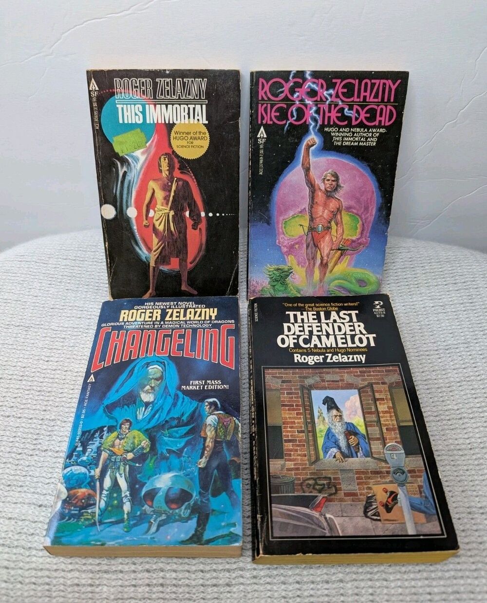 Roger Zelazny 4 Book Lot Vintage My Immortal Science Fiction Paperback